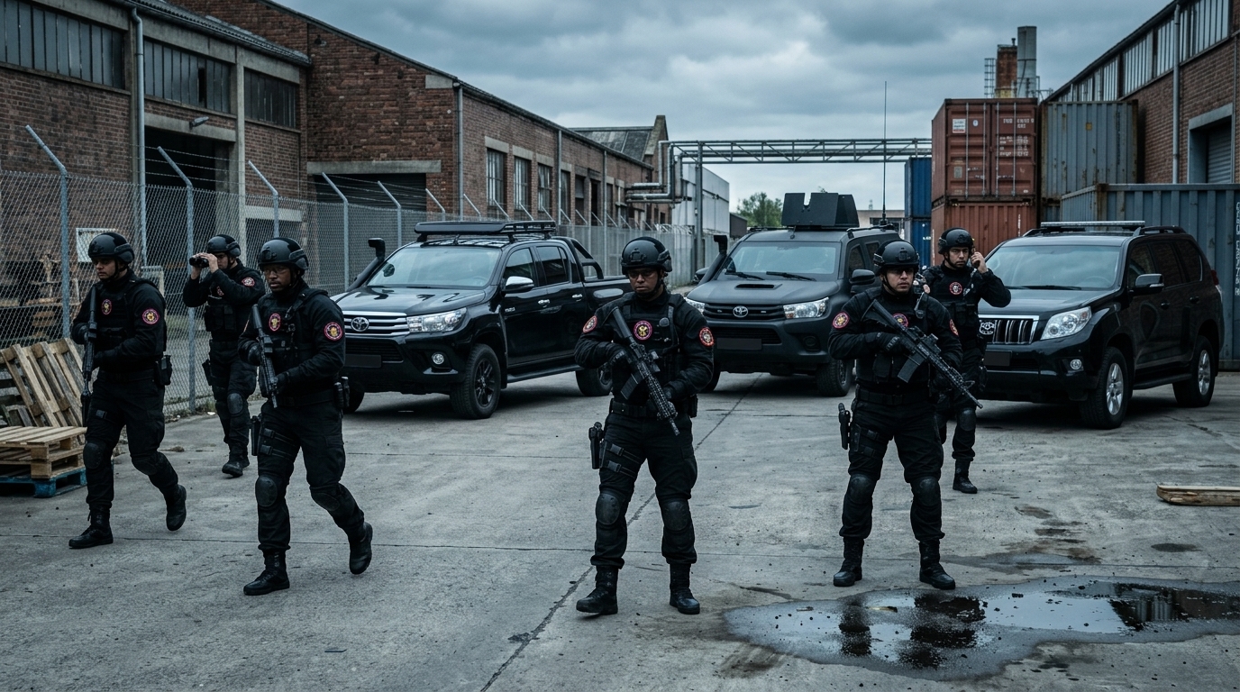 Frota de reação — Zona industrial, Viana